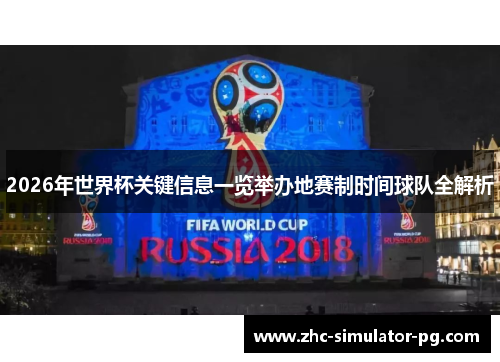 2026年世界杯关键信息一览举办地赛制时间球队全解析